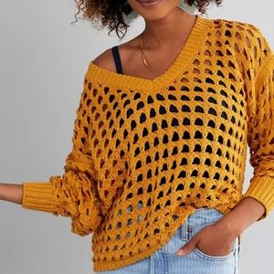 Yellow Knit sweater